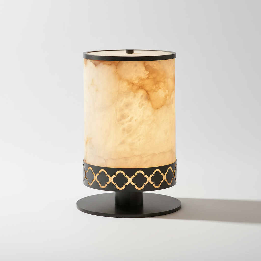 Eye-Comfort LED Marble Table Lamp with Touch Control