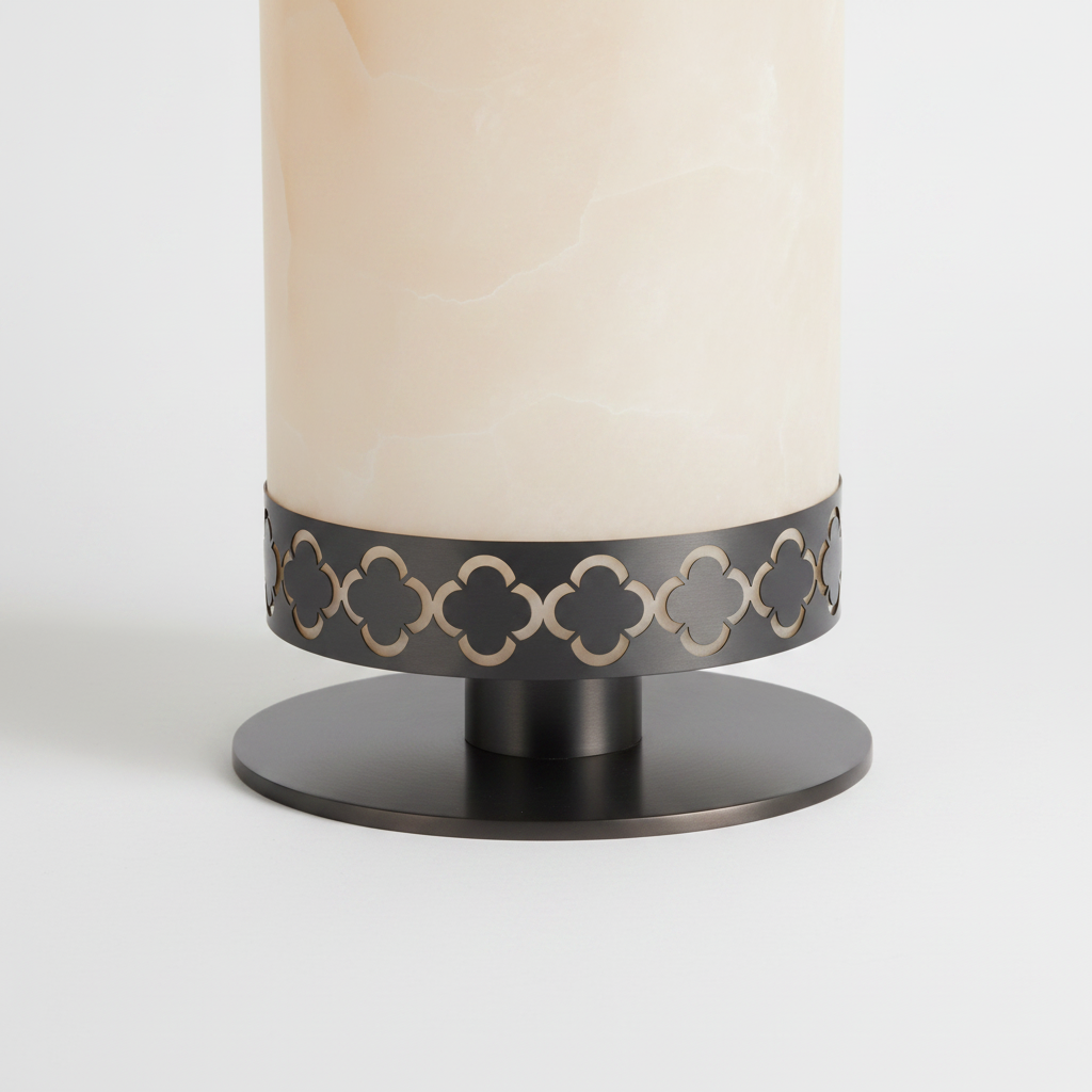Eye-Comfort LED Marble Table Lamp with Touch Control